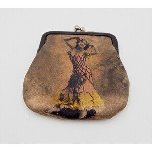 Cynthia Hart Los Angeles Change Coin Purse Kiss Snap Closure